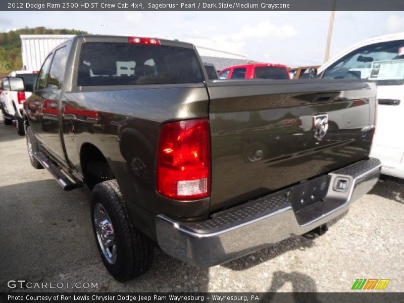 Sagebrush Pearl / Dark Slate/Medium Graystone 2012 Dodge Ram 2500 HD ST Crew Cab 4x4