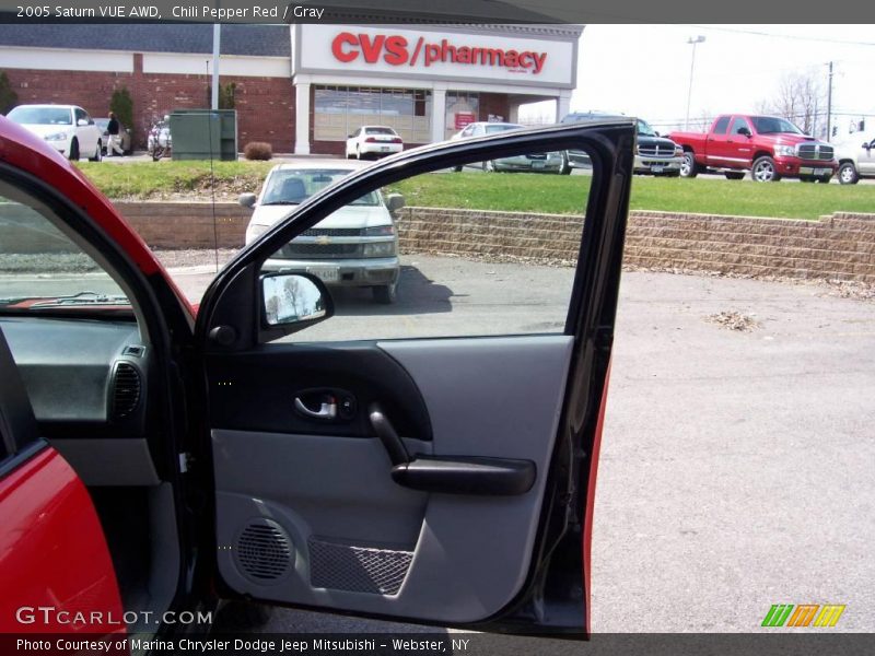 Chili Pepper Red / Gray 2005 Saturn VUE AWD