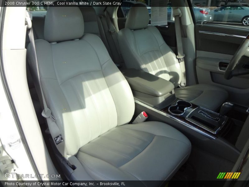Cool Vanilla White / Dark Slate Gray 2008 Chrysler 300 C HEMI