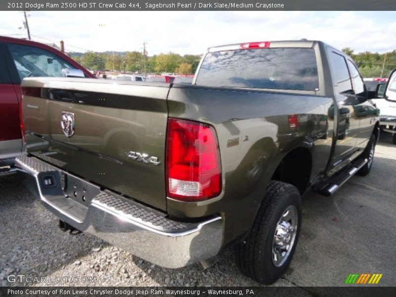 Sagebrush Pearl / Dark Slate/Medium Graystone 2012 Dodge Ram 2500 HD ST Crew Cab 4x4