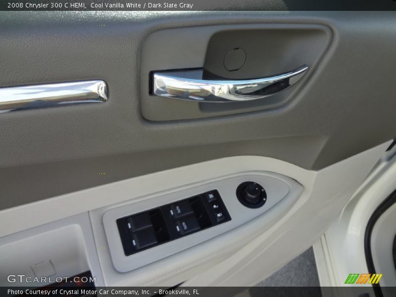 Cool Vanilla White / Dark Slate Gray 2008 Chrysler 300 C HEMI