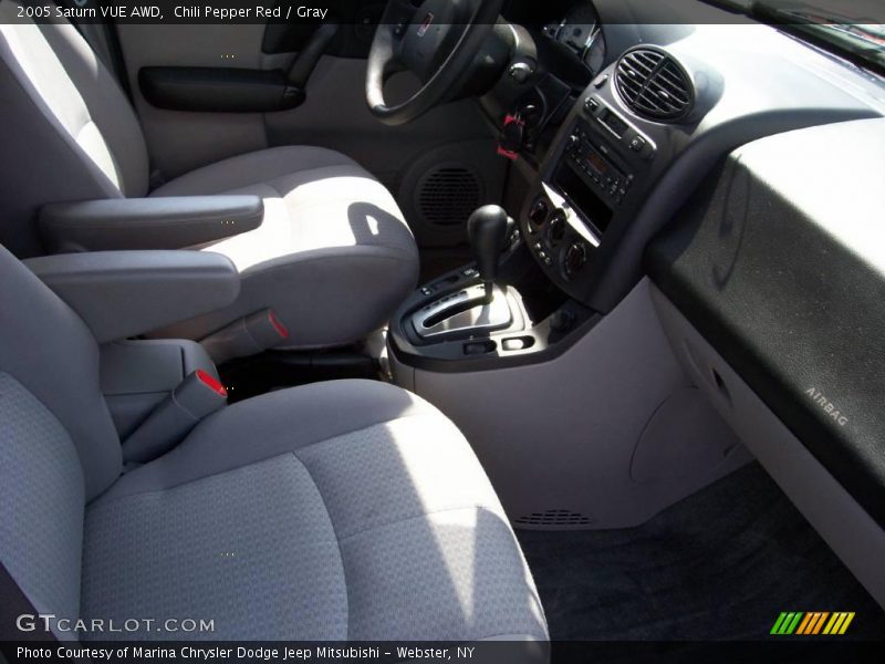 Chili Pepper Red / Gray 2005 Saturn VUE AWD