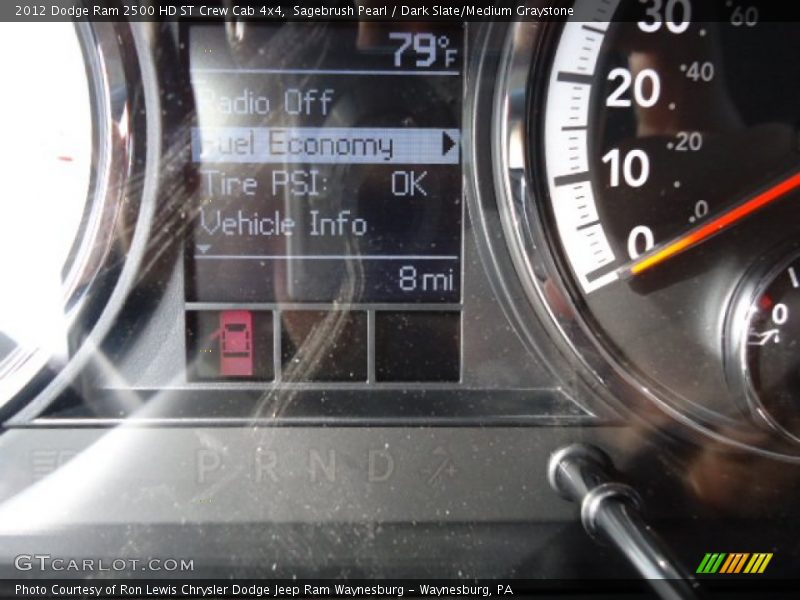 Sagebrush Pearl / Dark Slate/Medium Graystone 2012 Dodge Ram 2500 HD ST Crew Cab 4x4