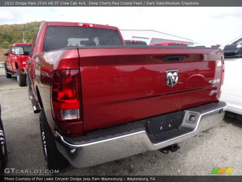 Deep Cherry Red Crystal Pearl / Dark Slate/Medium Graystone 2012 Dodge Ram 2500 HD ST Crew Cab 4x4