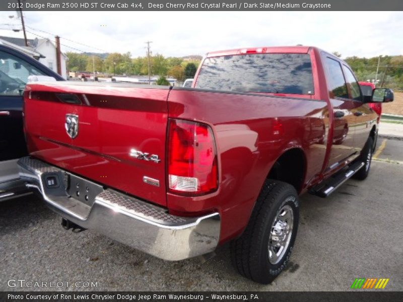 Deep Cherry Red Crystal Pearl / Dark Slate/Medium Graystone 2012 Dodge Ram 2500 HD ST Crew Cab 4x4
