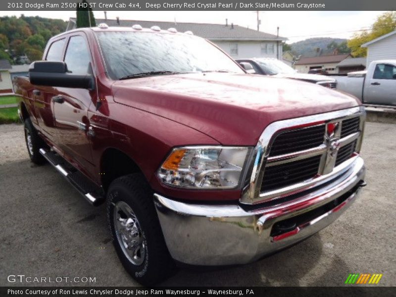 Deep Cherry Red Crystal Pearl / Dark Slate/Medium Graystone 2012 Dodge Ram 2500 HD ST Crew Cab 4x4