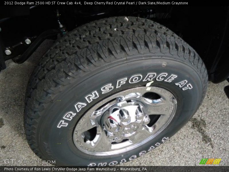 Deep Cherry Red Crystal Pearl / Dark Slate/Medium Graystone 2012 Dodge Ram 2500 HD ST Crew Cab 4x4