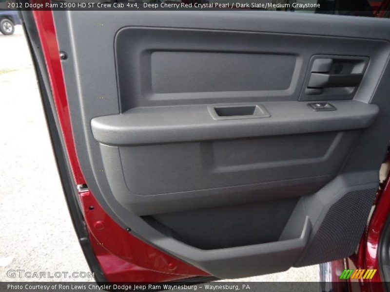Deep Cherry Red Crystal Pearl / Dark Slate/Medium Graystone 2012 Dodge Ram 2500 HD ST Crew Cab 4x4