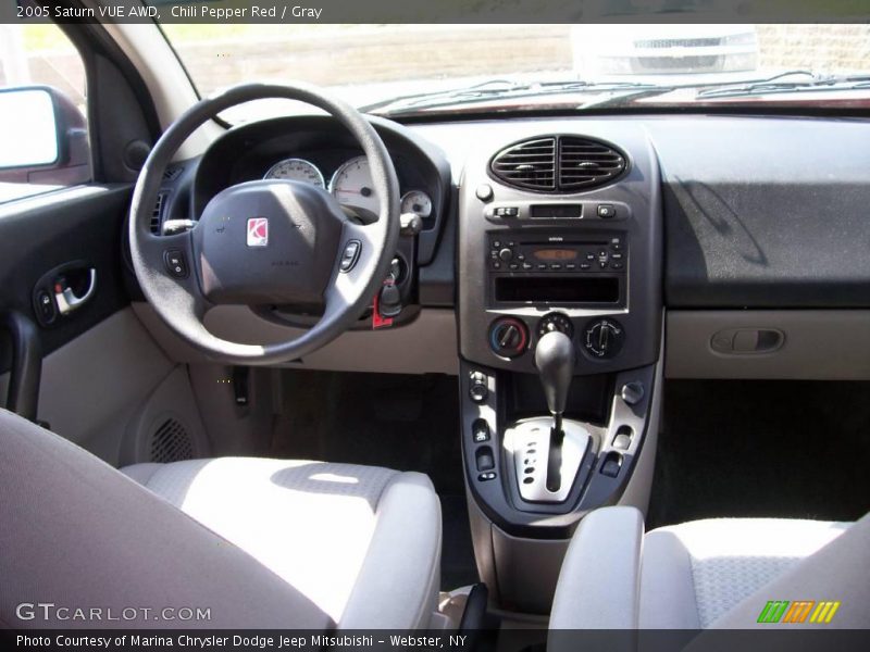 Chili Pepper Red / Gray 2005 Saturn VUE AWD