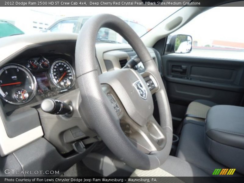 Deep Cherry Red Crystal Pearl / Dark Slate/Medium Graystone 2012 Dodge Ram 2500 HD ST Crew Cab 4x4