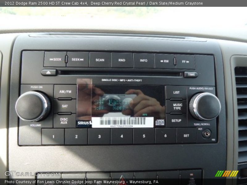 Audio System of 2012 Ram 2500 HD ST Crew Cab 4x4
