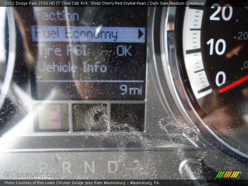 Deep Cherry Red Crystal Pearl / Dark Slate/Medium Graystone 2012 Dodge Ram 2500 HD ST Crew Cab 4x4