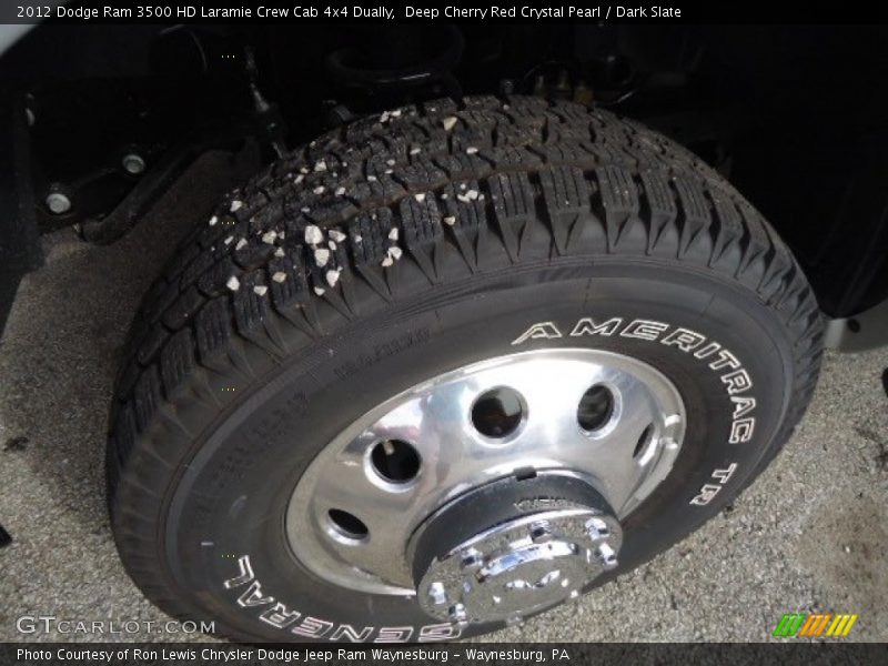 Deep Cherry Red Crystal Pearl / Dark Slate 2012 Dodge Ram 3500 HD Laramie Crew Cab 4x4 Dually