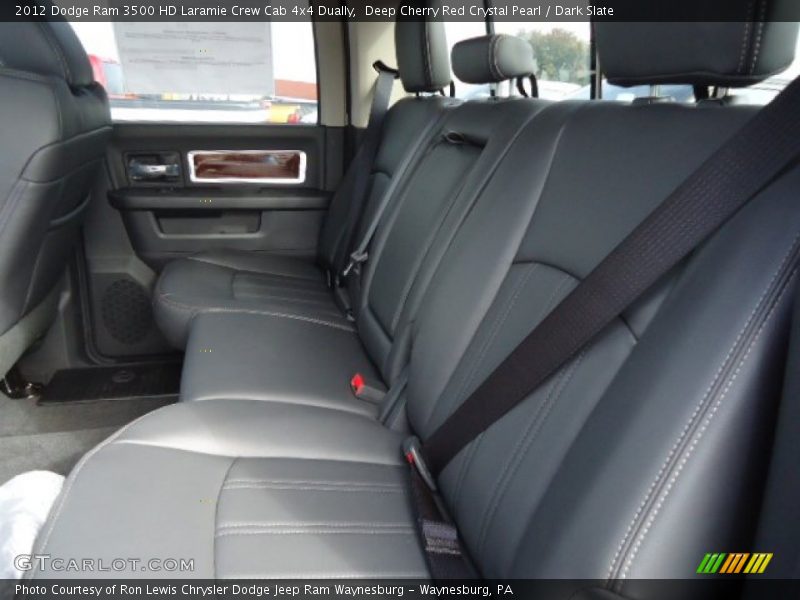 Deep Cherry Red Crystal Pearl / Dark Slate 2012 Dodge Ram 3500 HD Laramie Crew Cab 4x4 Dually