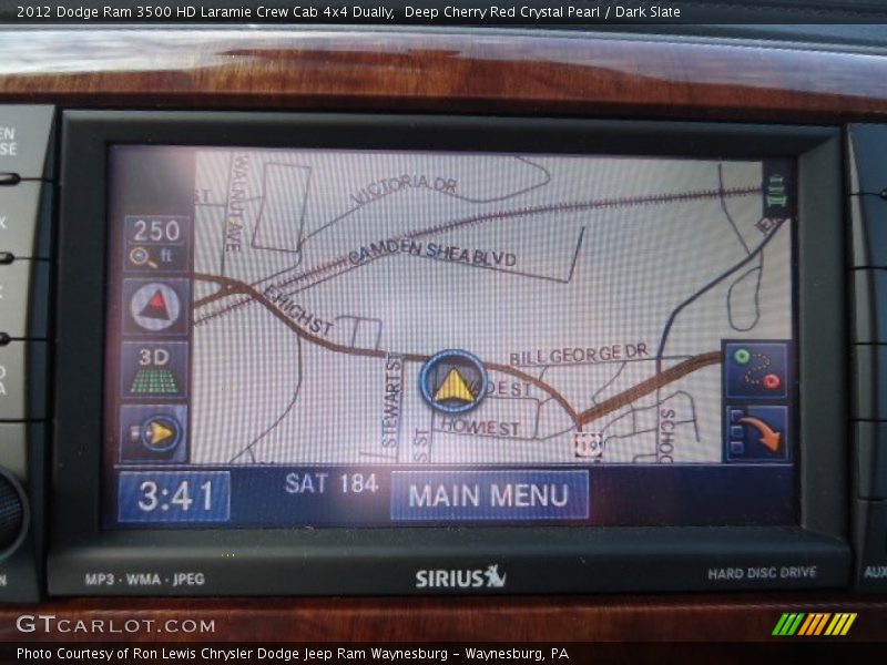 Deep Cherry Red Crystal Pearl / Dark Slate 2012 Dodge Ram 3500 HD Laramie Crew Cab 4x4 Dually