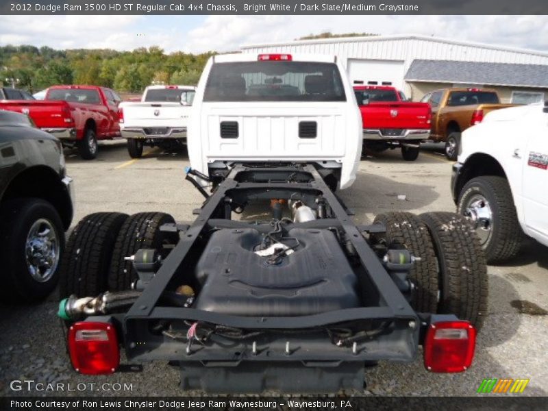 Bright White / Dark Slate/Medium Graystone 2012 Dodge Ram 3500 HD ST Regular Cab 4x4 Chassis