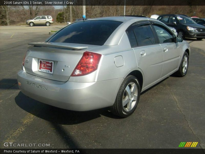 Silver Nickel / Gray 2006 Saturn ION 3 Sedan