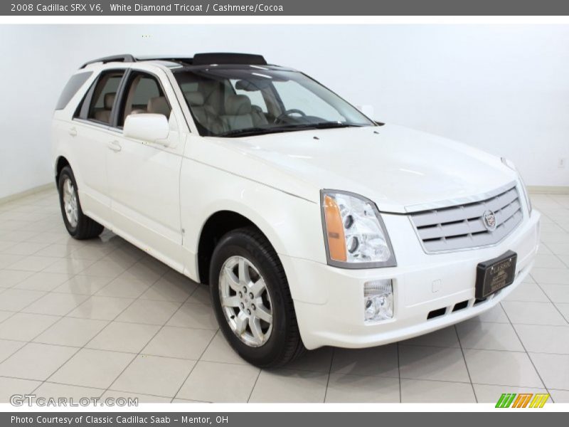 White Diamond Tricoat / Cashmere/Cocoa 2008 Cadillac SRX V6