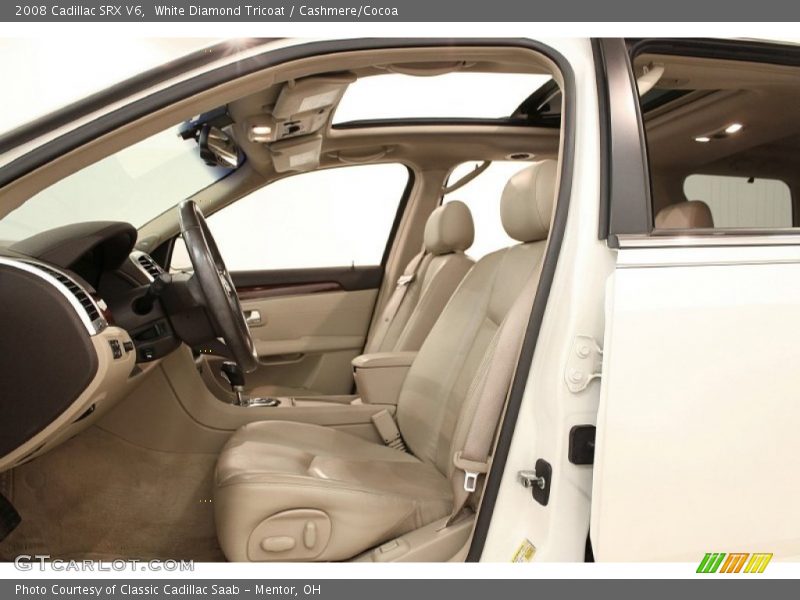 White Diamond Tricoat / Cashmere/Cocoa 2008 Cadillac SRX V6