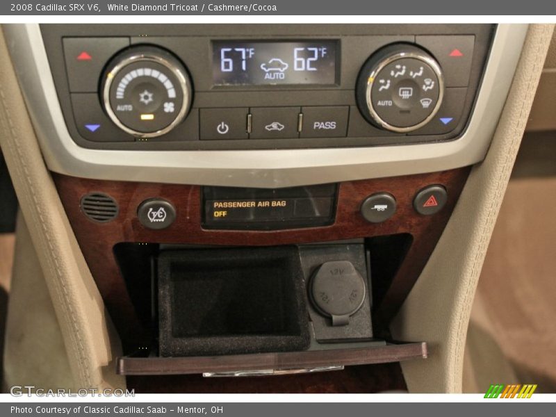 White Diamond Tricoat / Cashmere/Cocoa 2008 Cadillac SRX V6