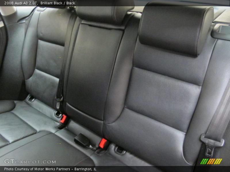 Brilliant Black / Black 2008 Audi A3 2.0T