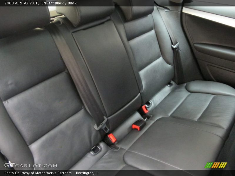 Brilliant Black / Black 2008 Audi A3 2.0T