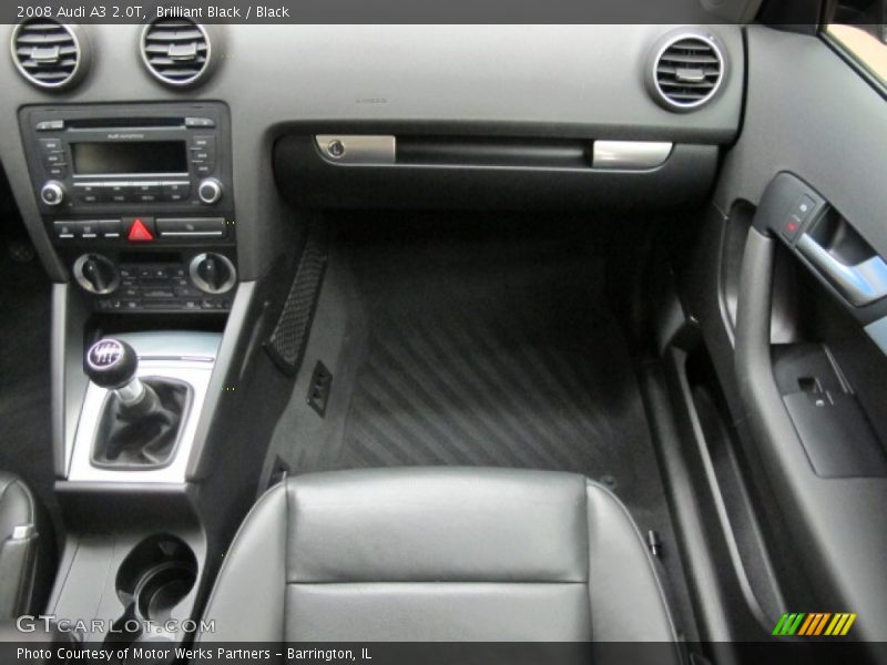 Brilliant Black / Black 2008 Audi A3 2.0T