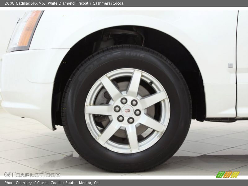 White Diamond Tricoat / Cashmere/Cocoa 2008 Cadillac SRX V6