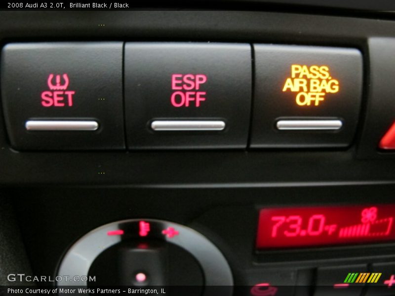 Brilliant Black / Black 2008 Audi A3 2.0T