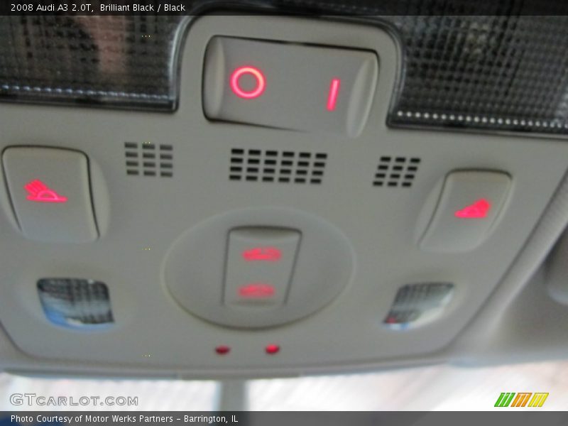 Brilliant Black / Black 2008 Audi A3 2.0T