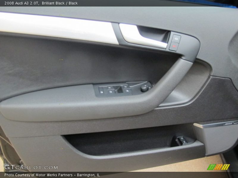 Brilliant Black / Black 2008 Audi A3 2.0T