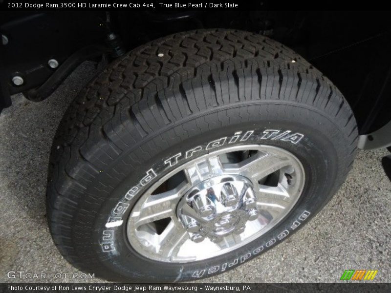 True Blue Pearl / Dark Slate 2012 Dodge Ram 3500 HD Laramie Crew Cab 4x4