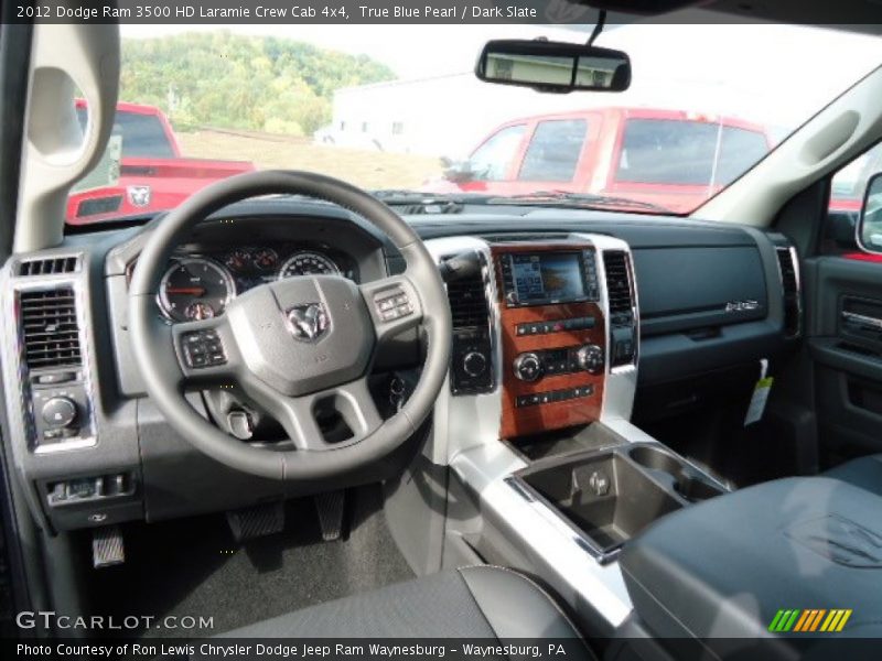 Dark Slate Interior - 2012 Ram 3500 HD Laramie Crew Cab 4x4 
