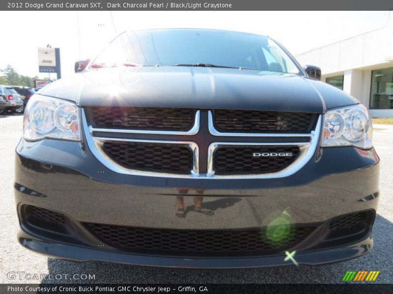 Dark Charcoal Pearl / Black/Light Graystone 2012 Dodge Grand Caravan SXT