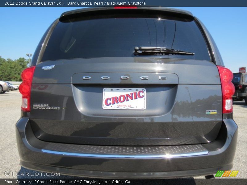 Dark Charcoal Pearl / Black/Light Graystone 2012 Dodge Grand Caravan SXT