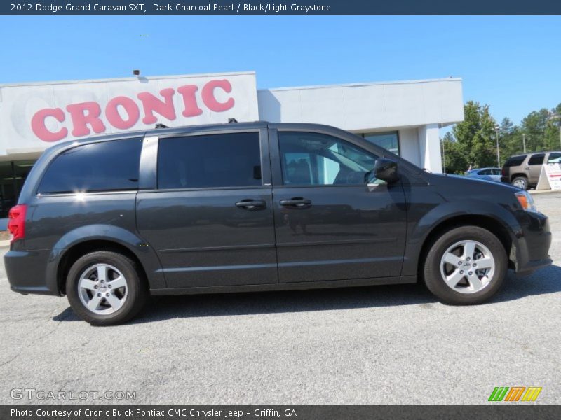 Dark Charcoal Pearl / Black/Light Graystone 2012 Dodge Grand Caravan SXT
