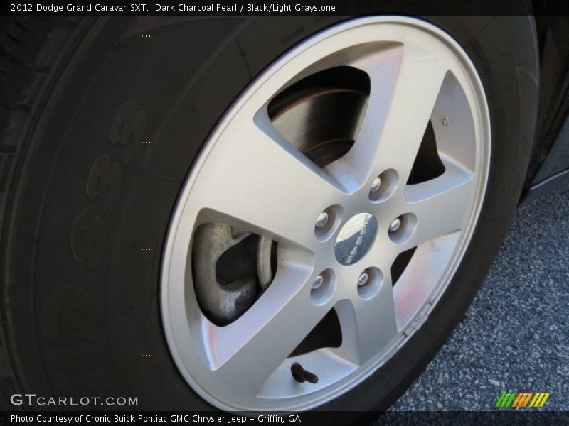 Dark Charcoal Pearl / Black/Light Graystone 2012 Dodge Grand Caravan SXT
