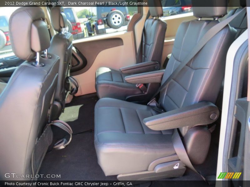 Dark Charcoal Pearl / Black/Light Graystone 2012 Dodge Grand Caravan SXT