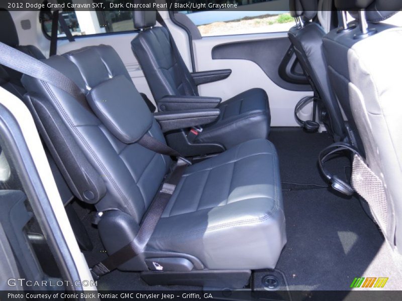 Dark Charcoal Pearl / Black/Light Graystone 2012 Dodge Grand Caravan SXT