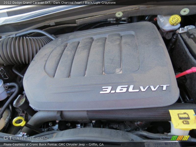 Dark Charcoal Pearl / Black/Light Graystone 2012 Dodge Grand Caravan SXT