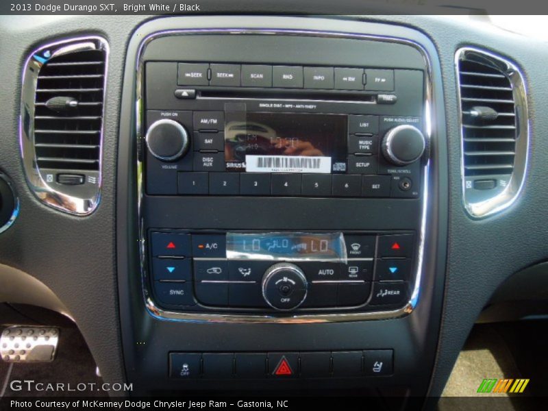 Controls of 2013 Durango SXT