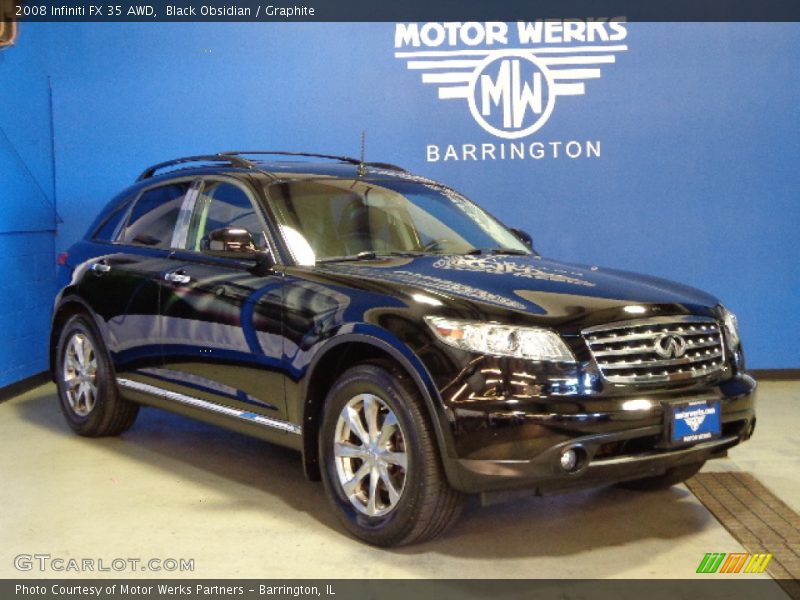 Black Obsidian / Graphite 2008 Infiniti FX 35 AWD
