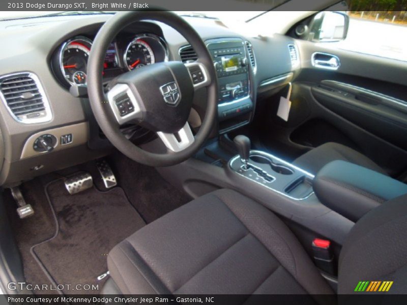 Black Interior - 2013 Durango SXT 