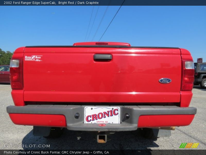 Bright Red / Dark Graphite 2002 Ford Ranger Edge SuperCab