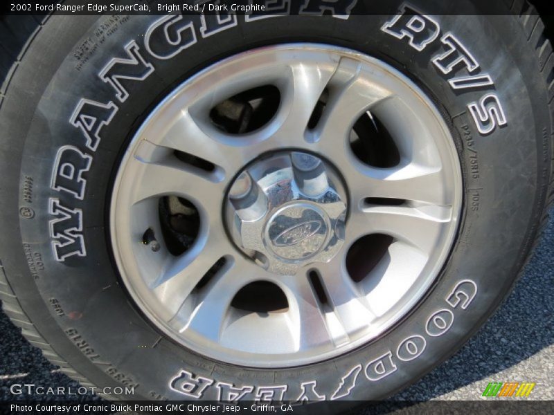 Bright Red / Dark Graphite 2002 Ford Ranger Edge SuperCab