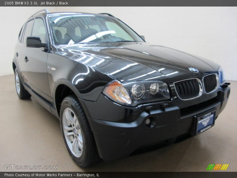 Jet Black / Black 2005 BMW X3 3.0i