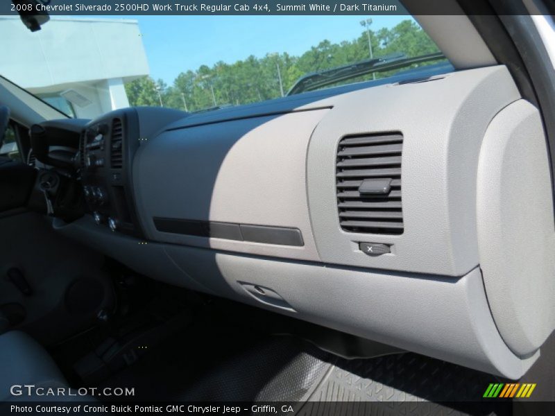 Summit White / Dark Titanium 2008 Chevrolet Silverado 2500HD Work Truck Regular Cab 4x4