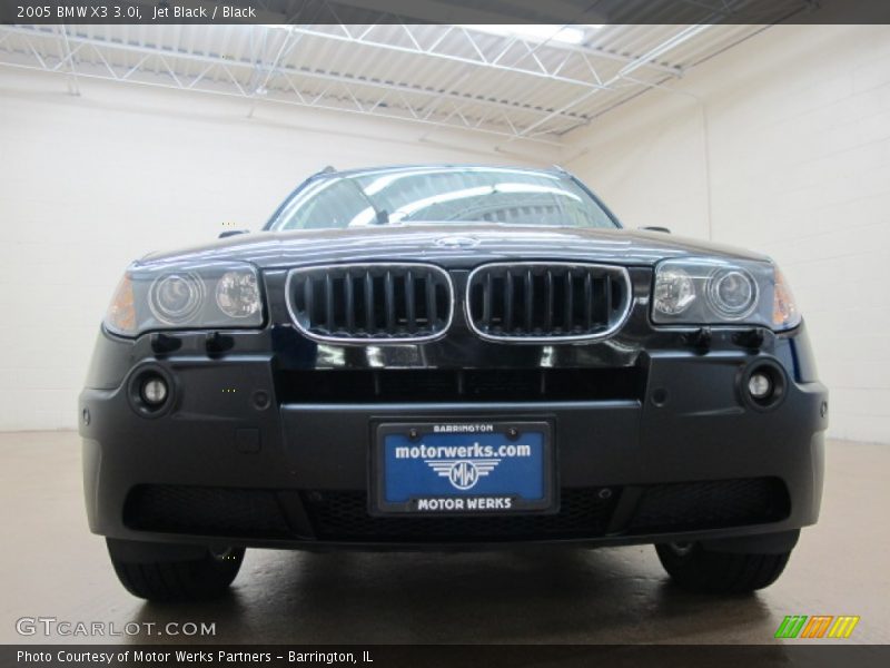 Jet Black / Black 2005 BMW X3 3.0i