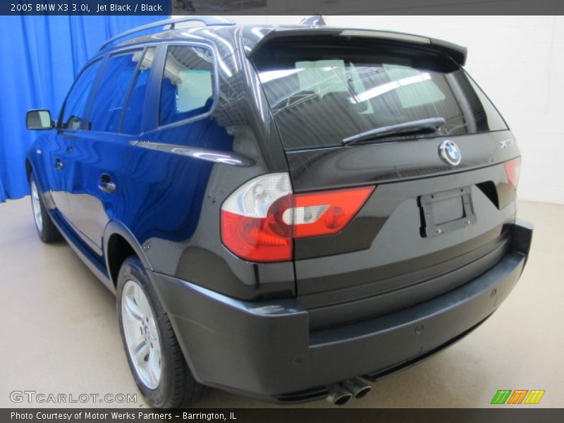 Jet Black / Black 2005 BMW X3 3.0i