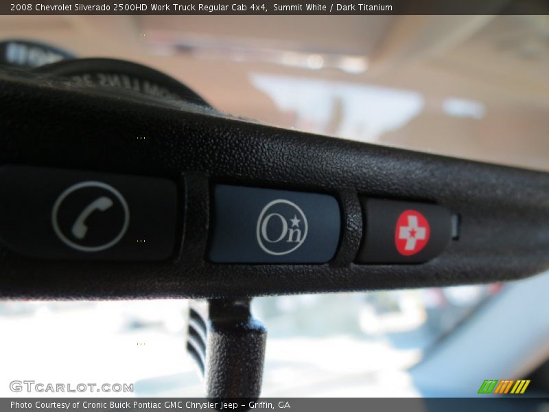Summit White / Dark Titanium 2008 Chevrolet Silverado 2500HD Work Truck Regular Cab 4x4